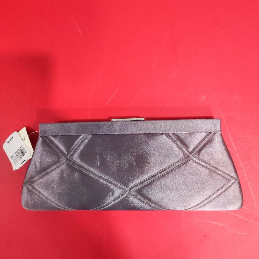 Jessica clutch chain strap silver colour NWT